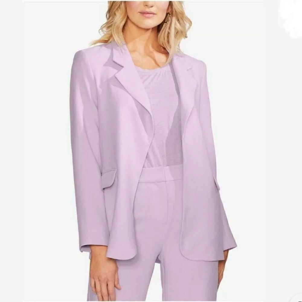 Vince Camuto Parisian Crepe Notch Collar Blazer